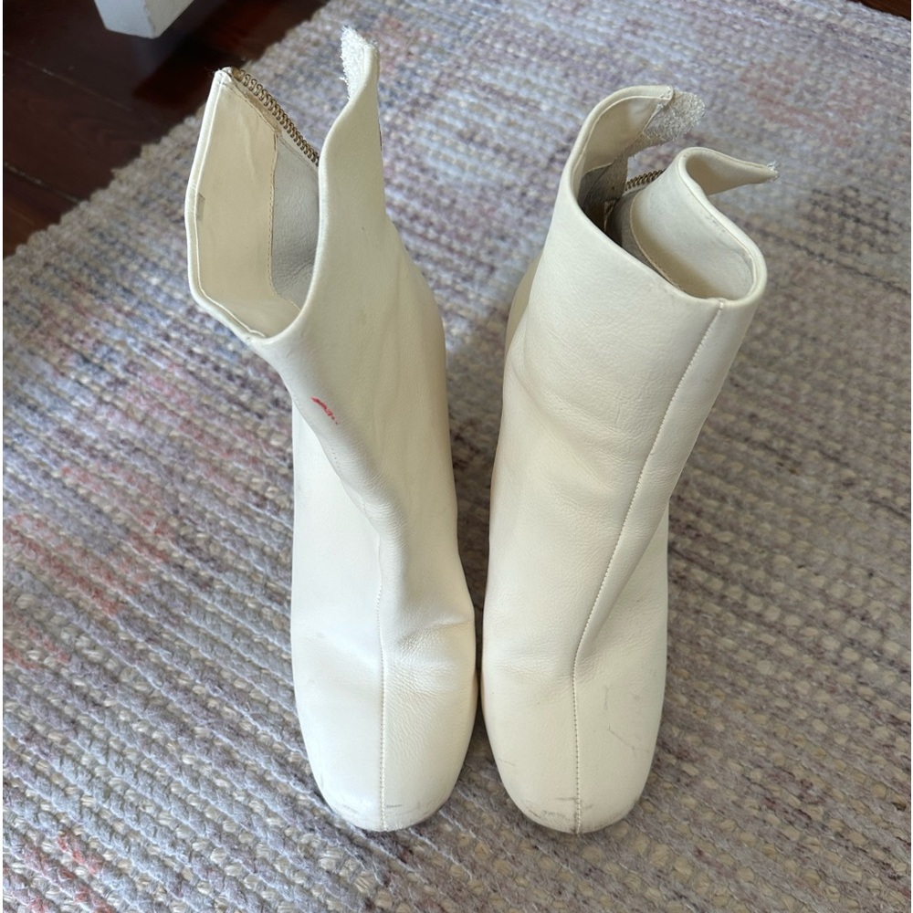 White booties